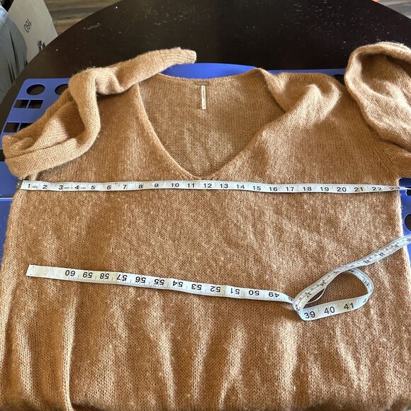 Free People‎ Revolve Gossamer alpaca wool oversized sweater terracotta S GUC - Picture 11 of 12